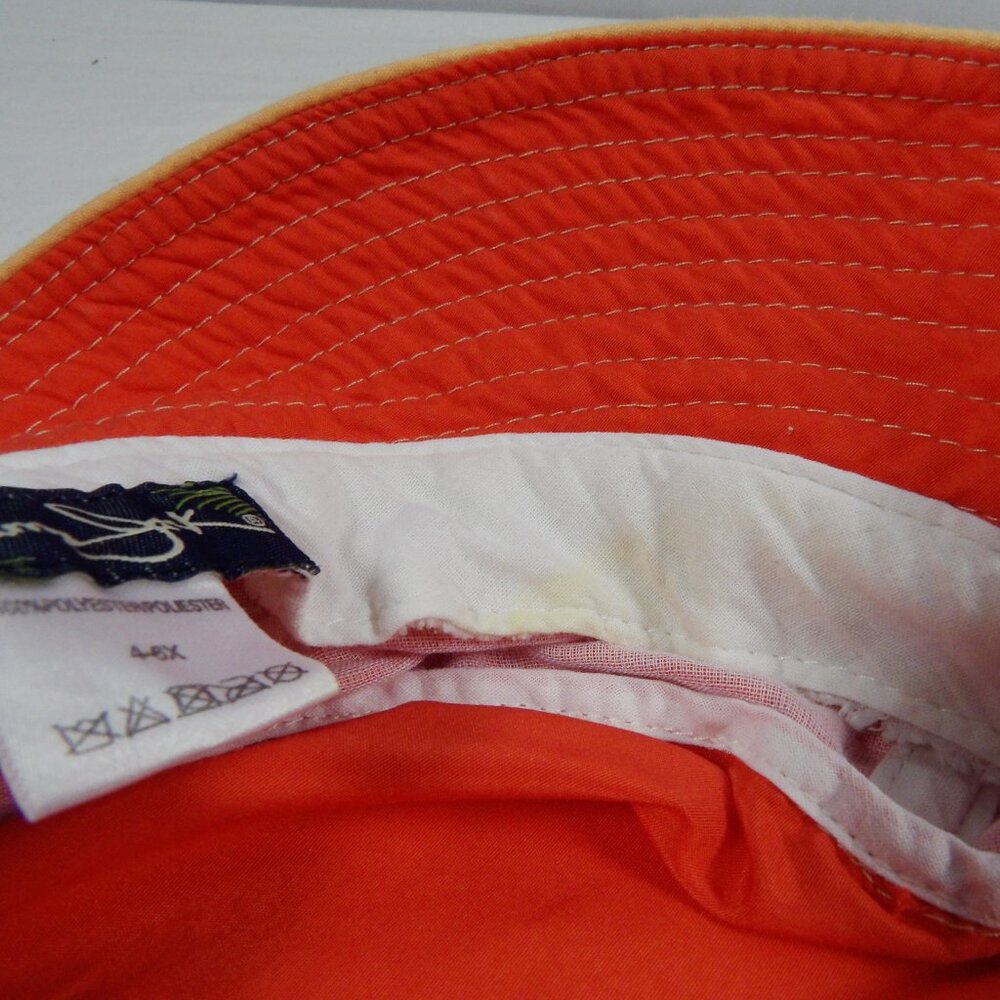 Panama Jack Unisex Kids Orange Coral Color Bucket Hat Size 4 - 6X - Picture 9 of 9
